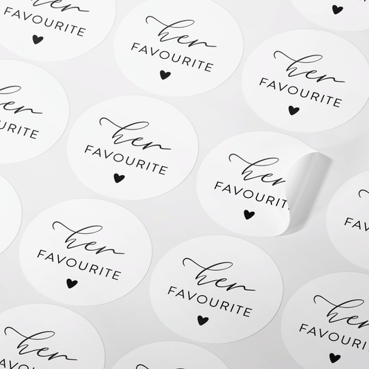 His & Her favourite stickers