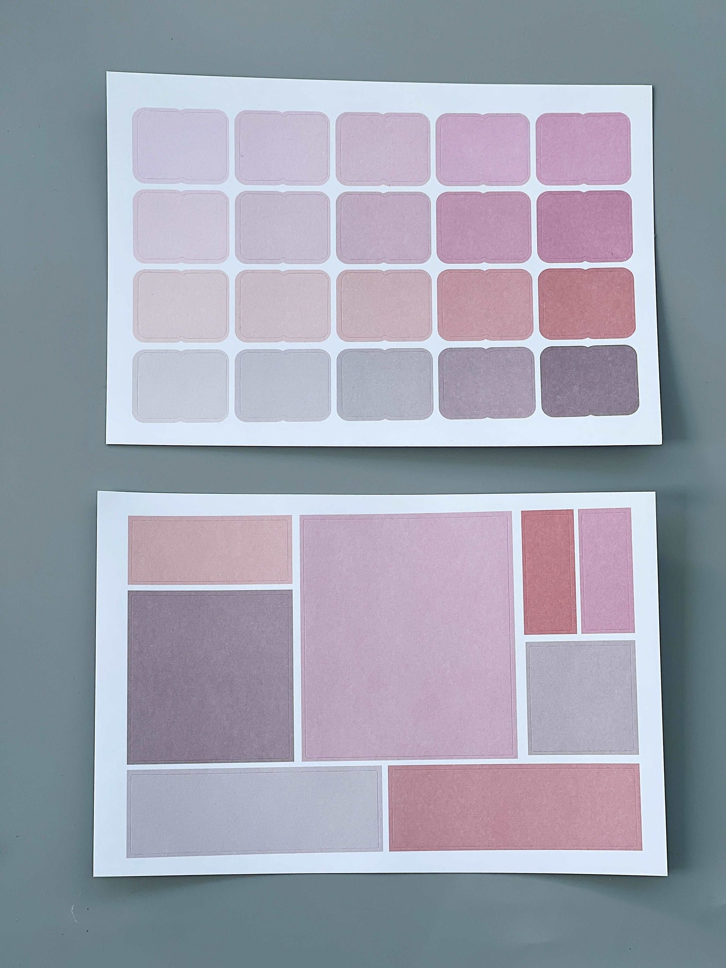 Gradient Pink Sticker Pack | 76 Stickers