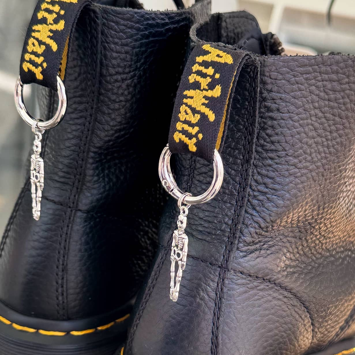 Skeleton Dr Marten Boot Charms