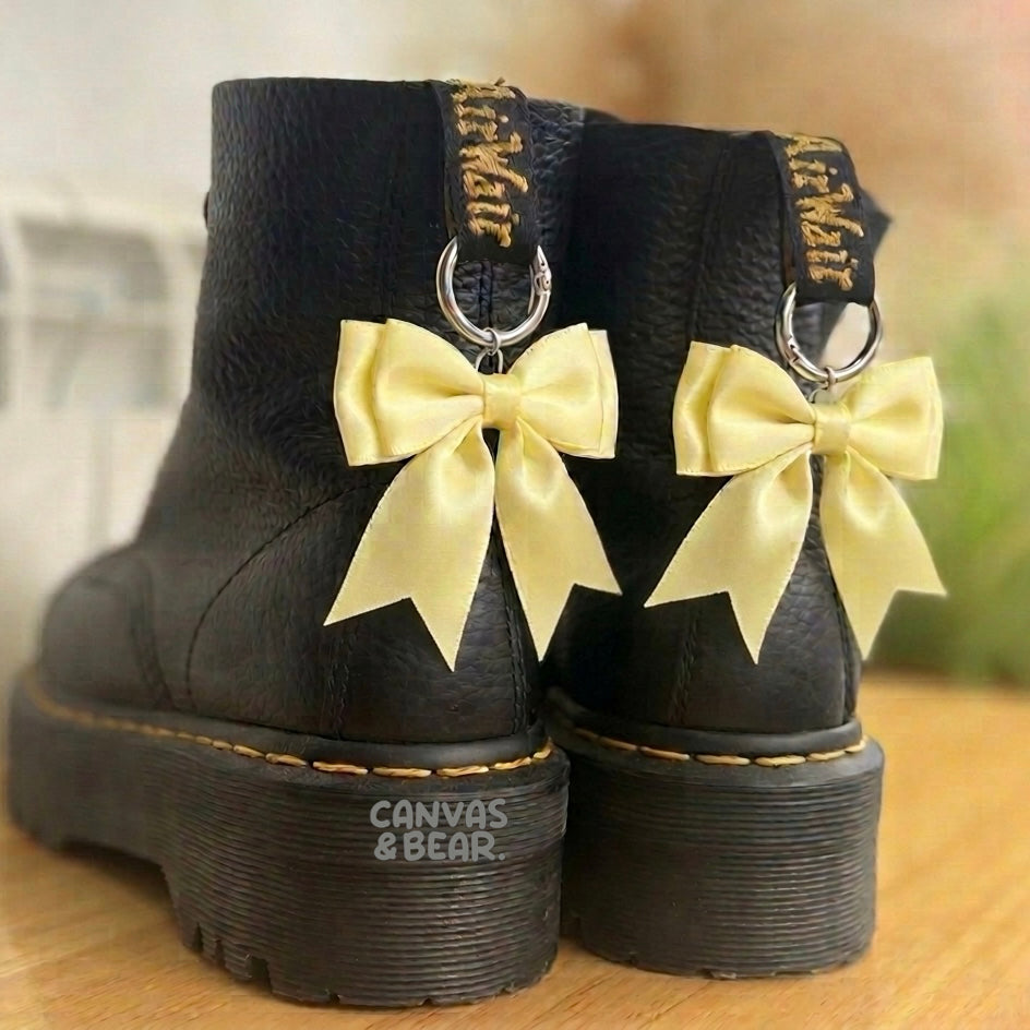 Classic Bow Boot Charms - Set of 2