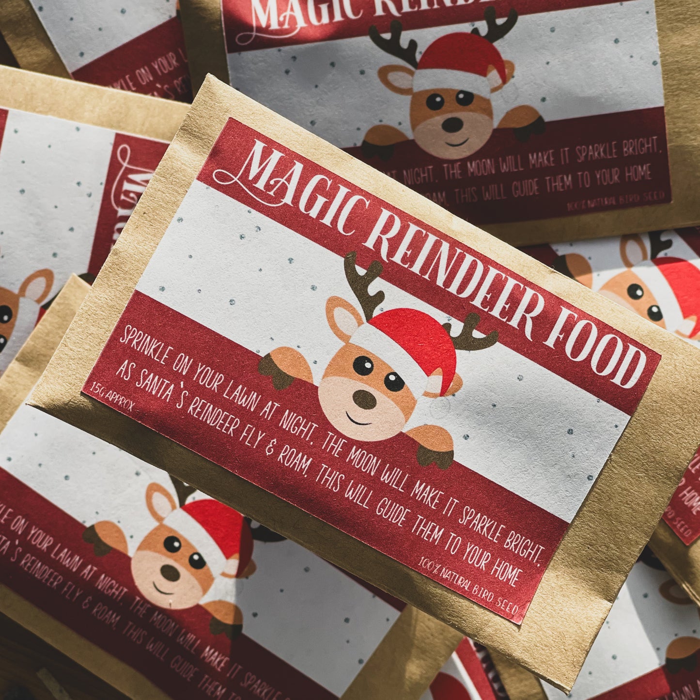 Eco friendly reindeer food