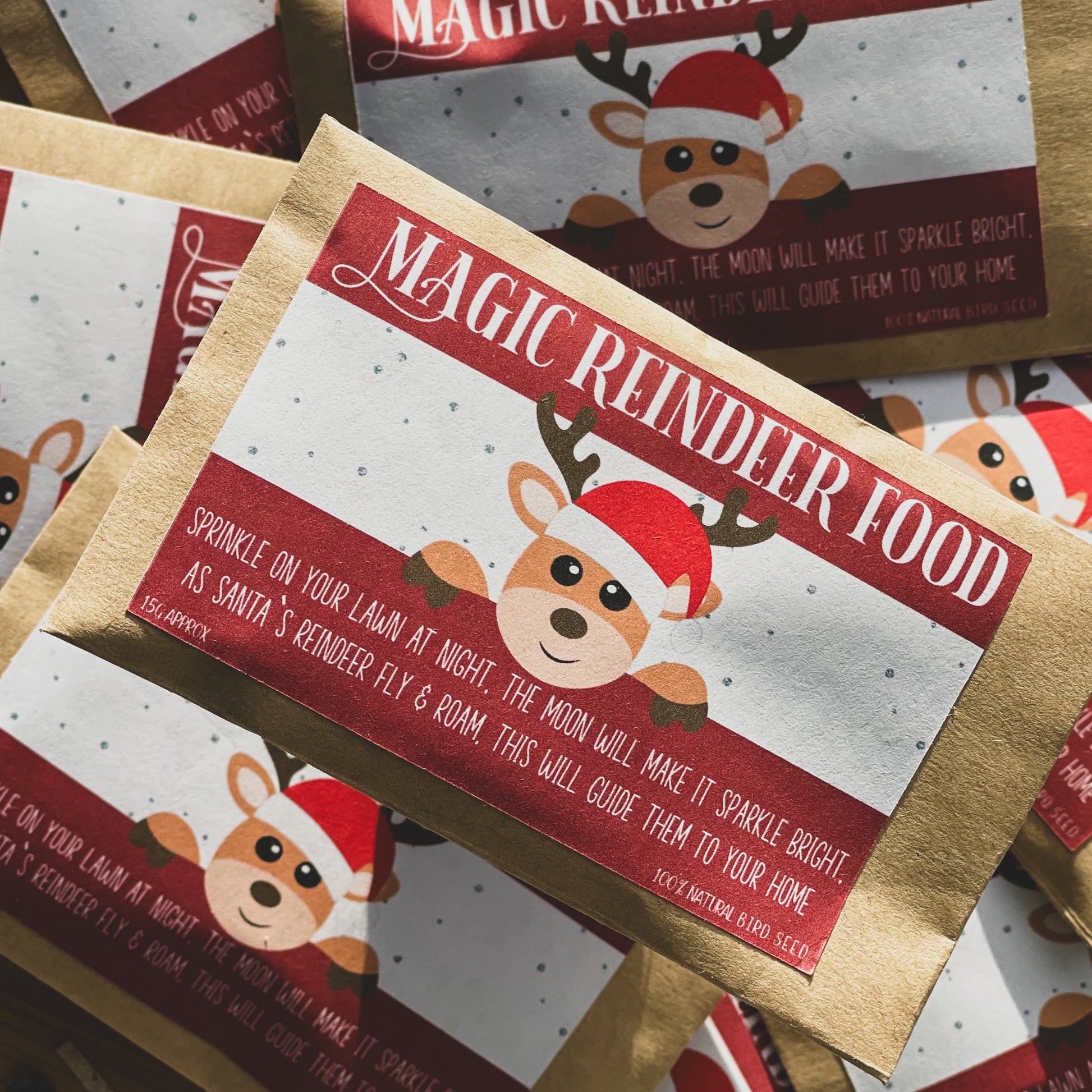 Eco friendly reindeer food