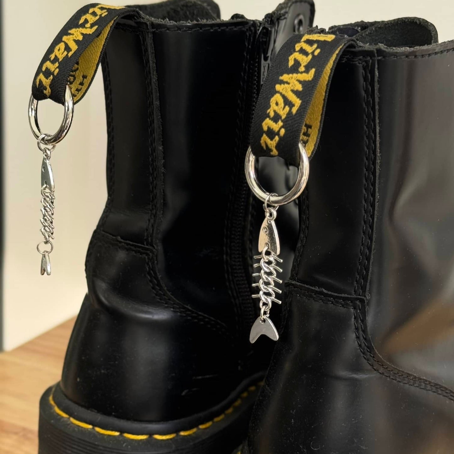 Fish Bone Boot Charms