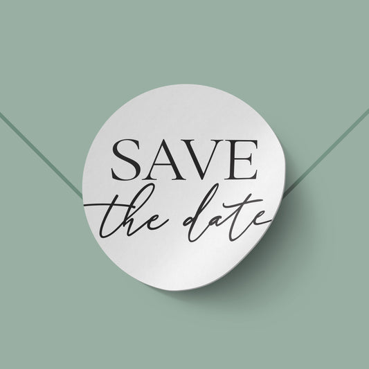 Save the date envelope seals