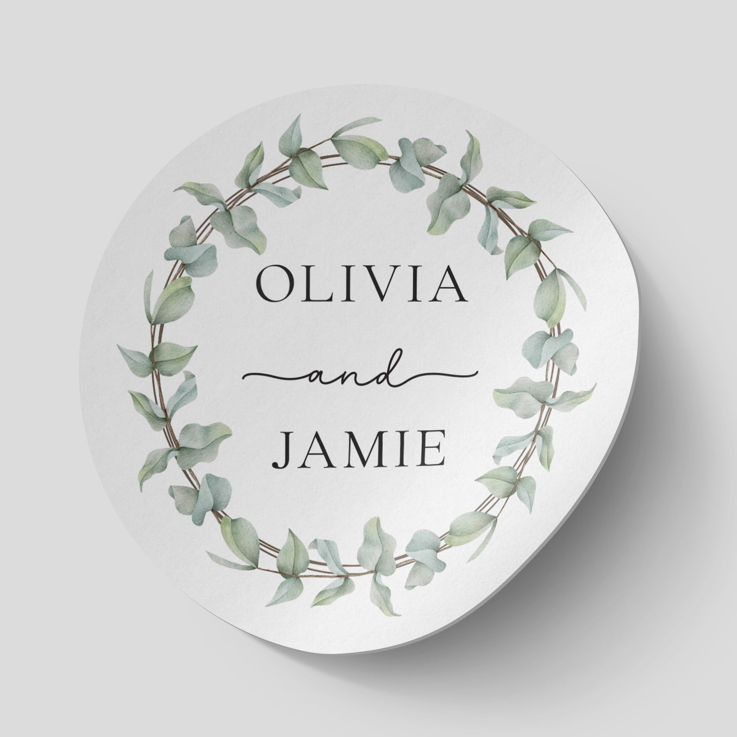 Personalised Eucalyptus Stickers