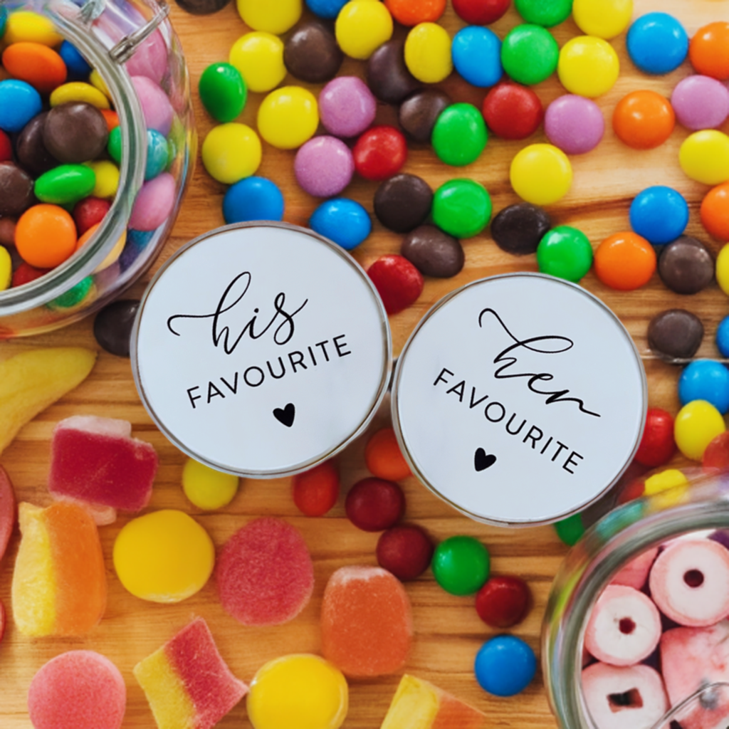 His & Her favourite stickers