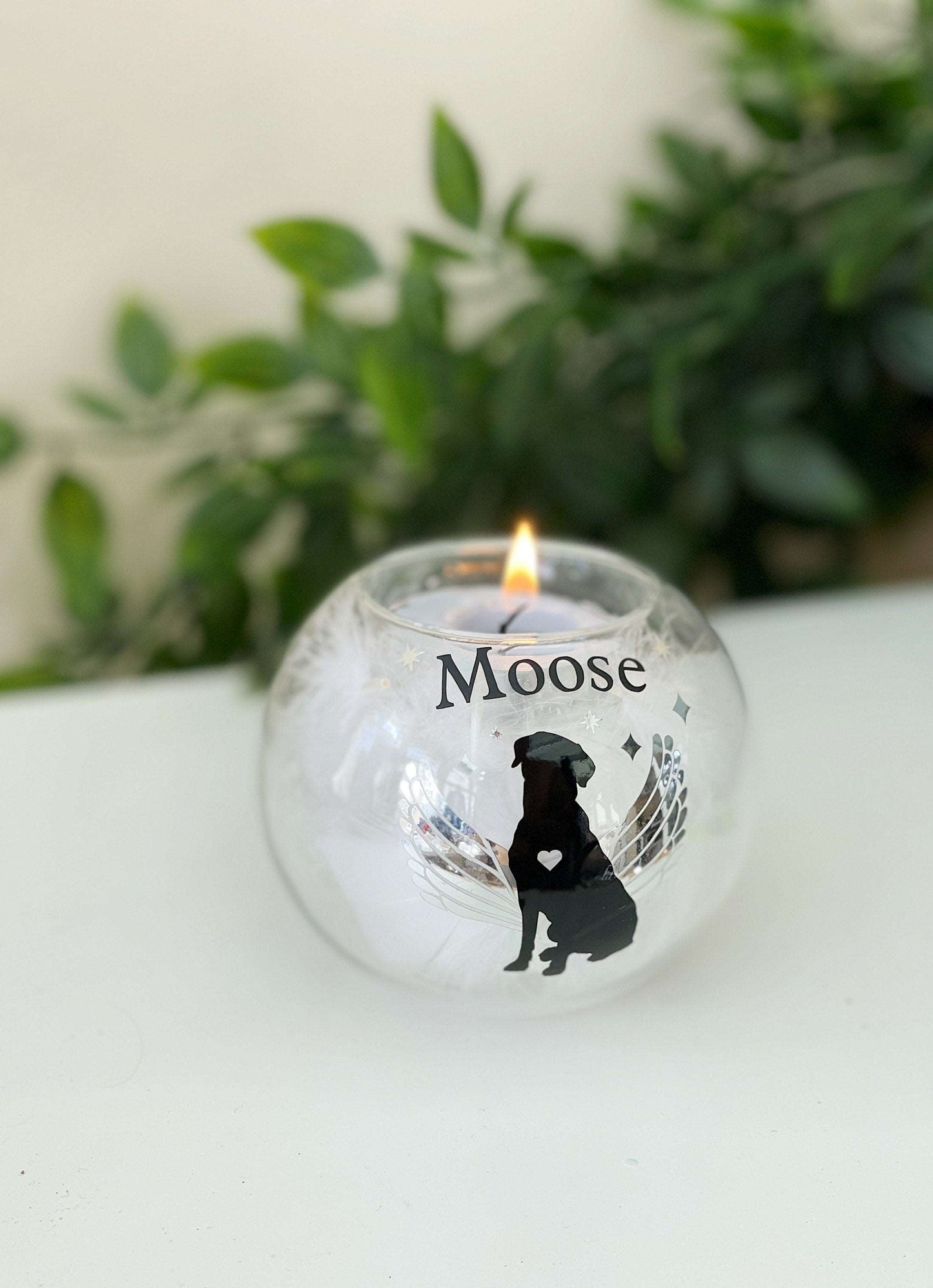 Perfectly Imperfect | Personalised Labrador Retriever Tealight Holder