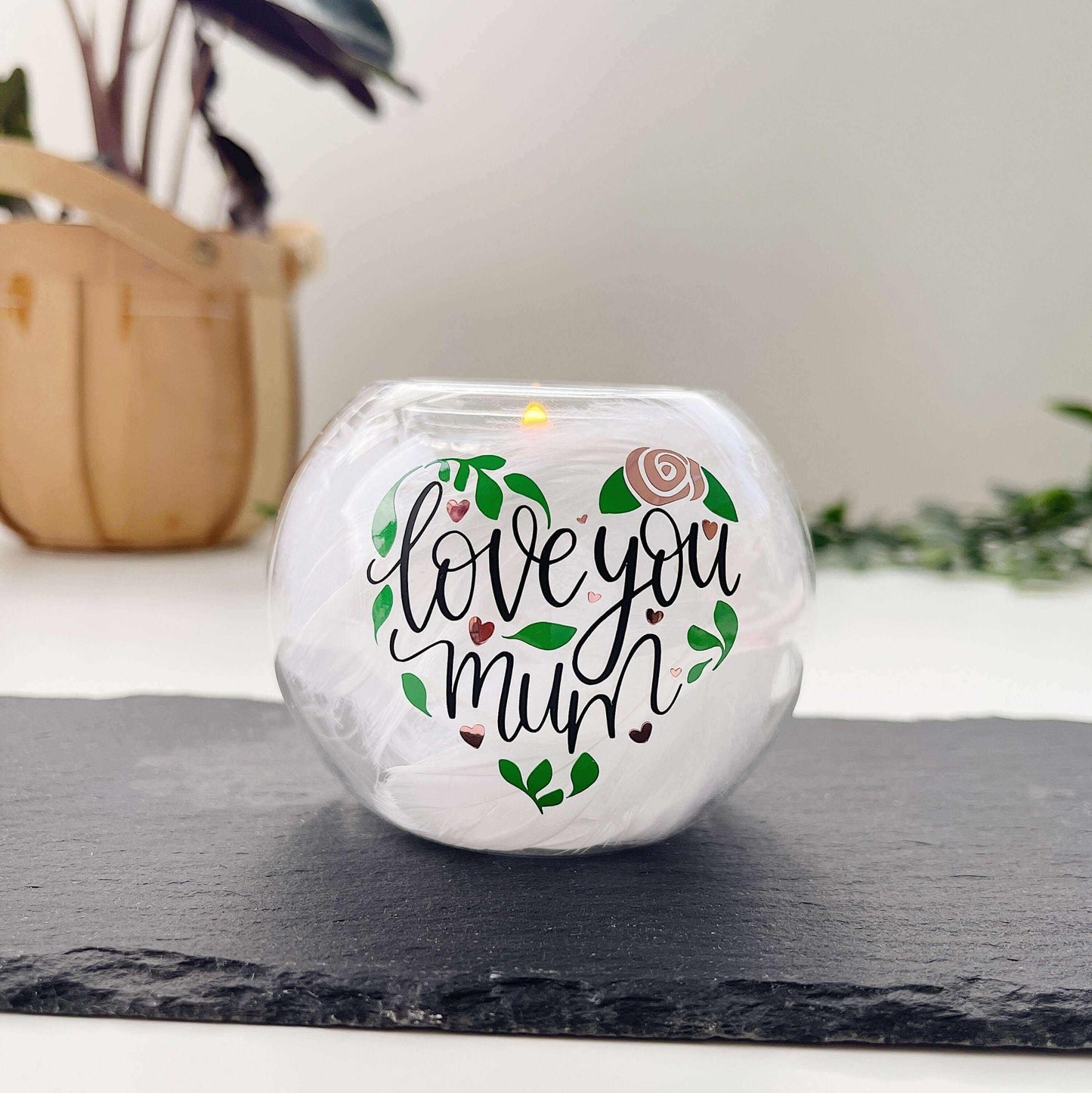 "love you mum” Memorial Keepsake