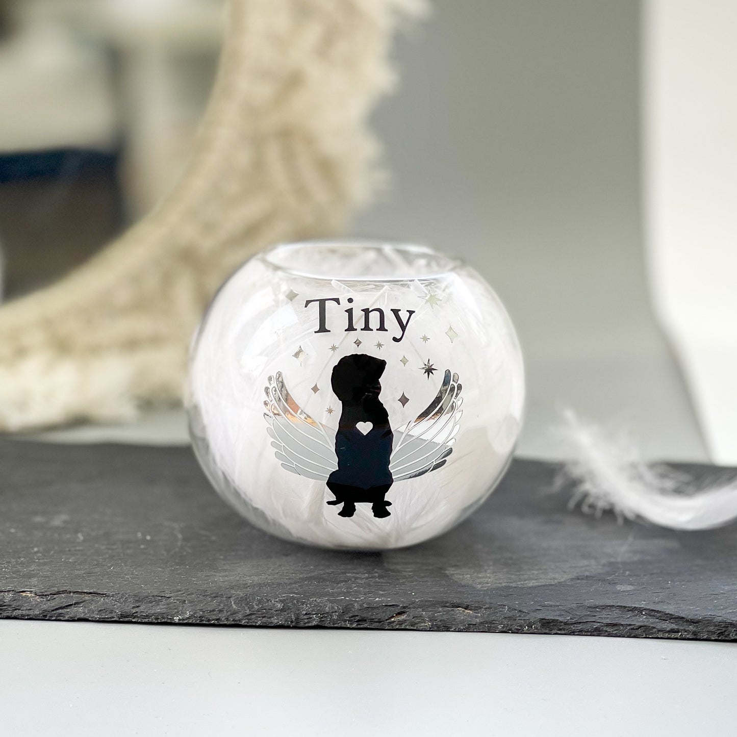 Personalised Rottweiler Tealight Holder