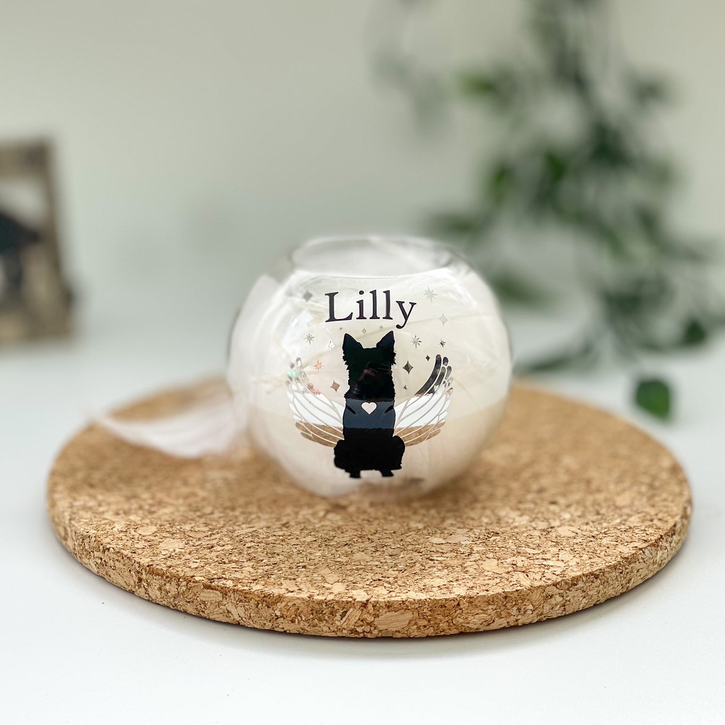 Border Collie Tealight Holder
