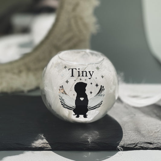 Personalised Rottweiler Tealight Holder