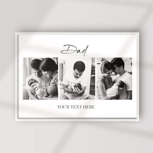 Personalised Dad Photo Print