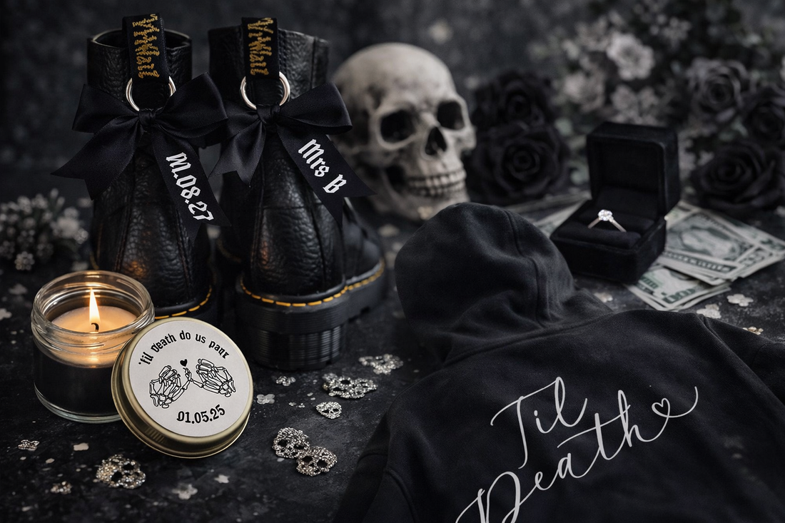 The Ultimate Guide for Alternative DIY Brides: Personalised Boot Charms, Wedding Stickers & Budget-Friendly Ideas