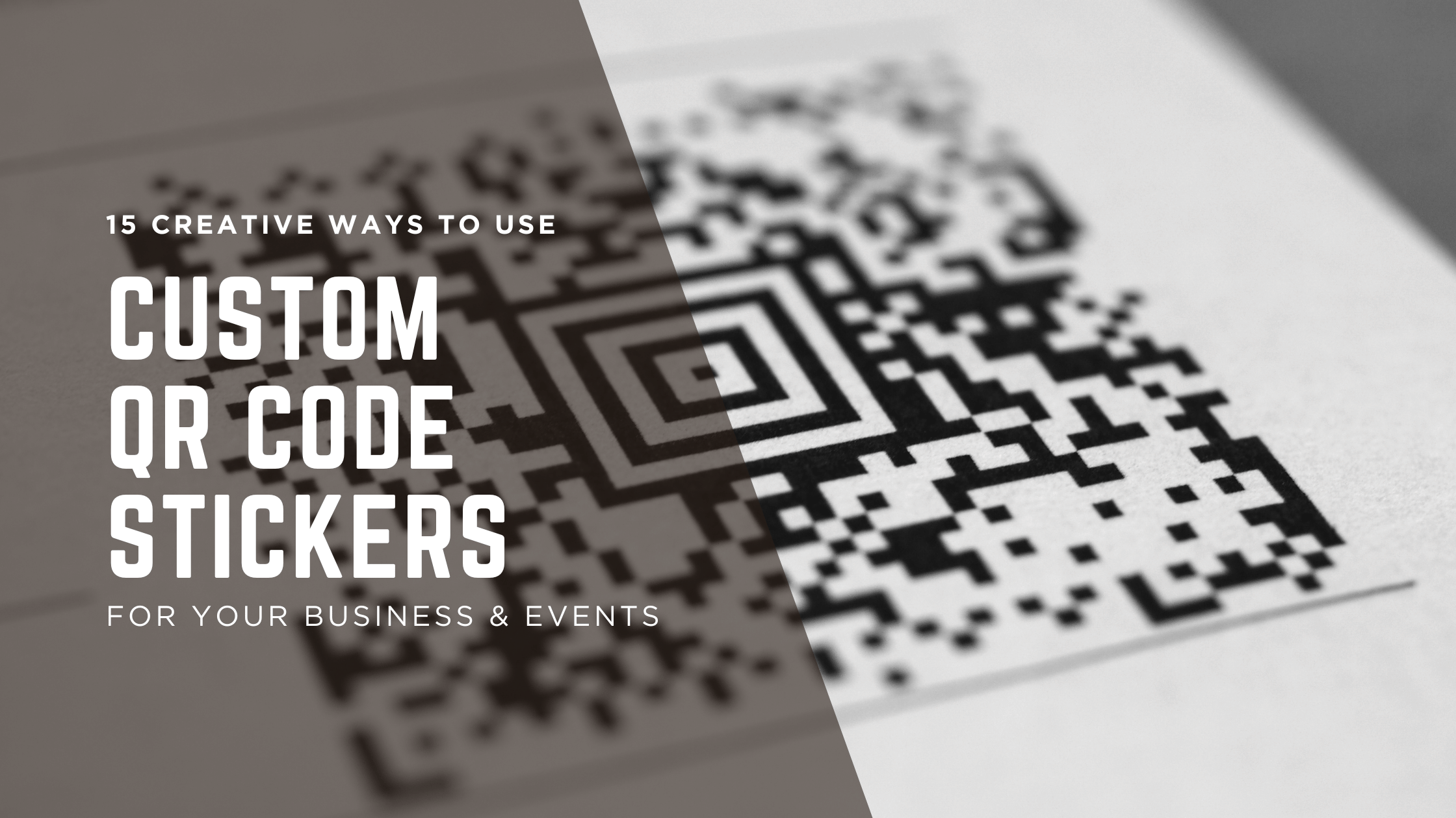 Customized Qr Code Sticker How to Use Custom QR Code Stickers for Your Business15 Creative Ways to ...