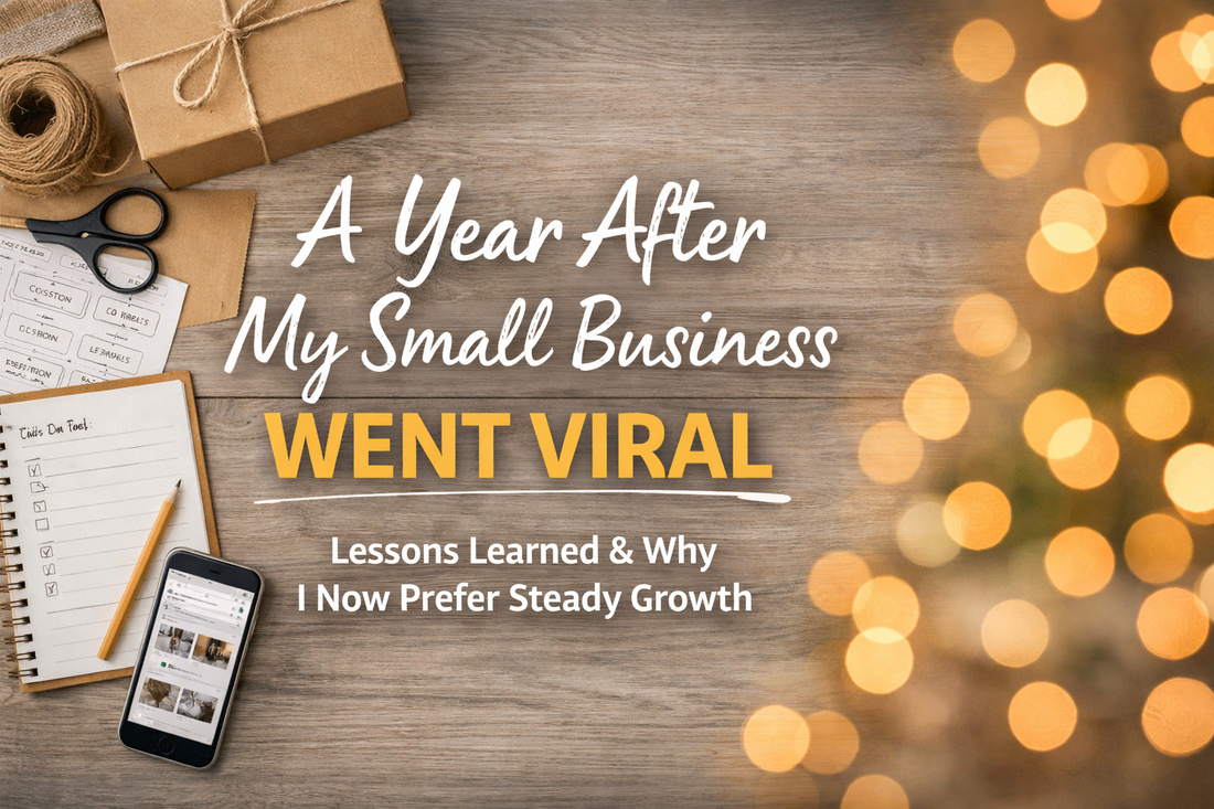 A Year After My Small Business Went Viral (And Why I Now Prefer Steady Growth)