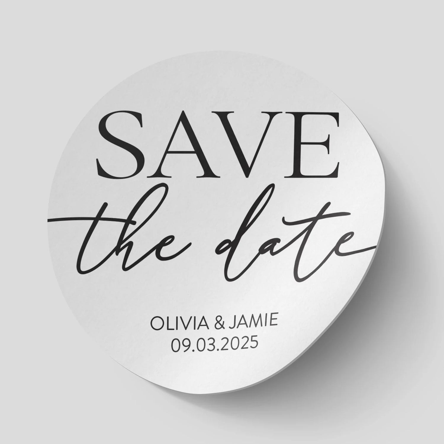 Save The Date Stickers