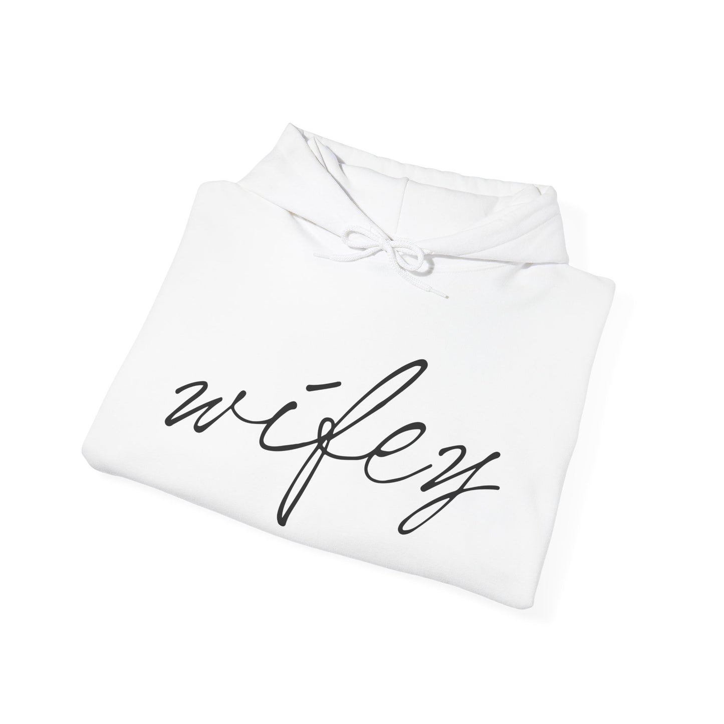 Wifey Script Hoodie — Cozy Bridal & Newlywed Hoodie