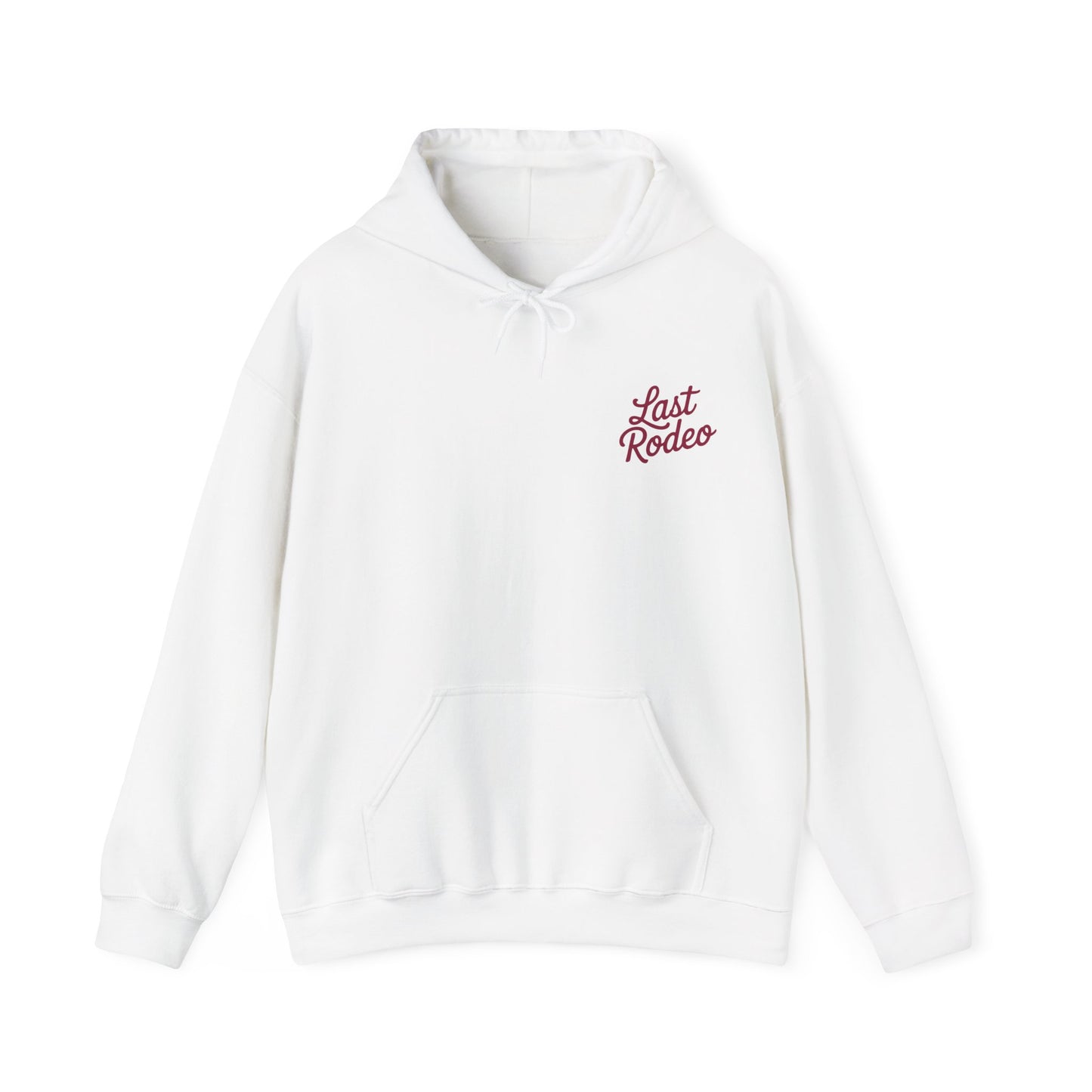 Last Rodeo Hoodie — Western Cowgirl Rodeo Graphic Sweatshirt