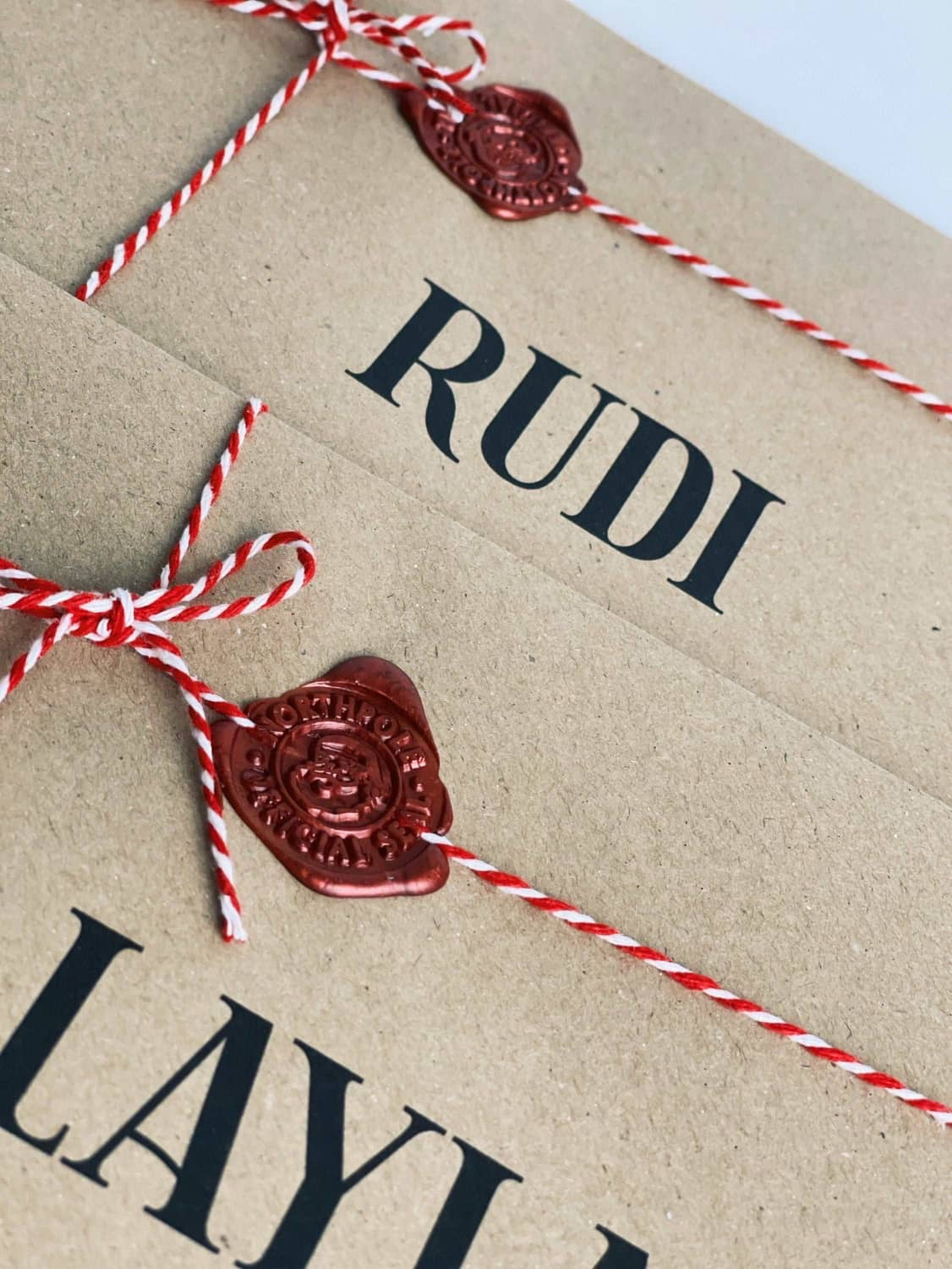 Personalised Santa Letters with Vintage Style Paper & Wax Seal