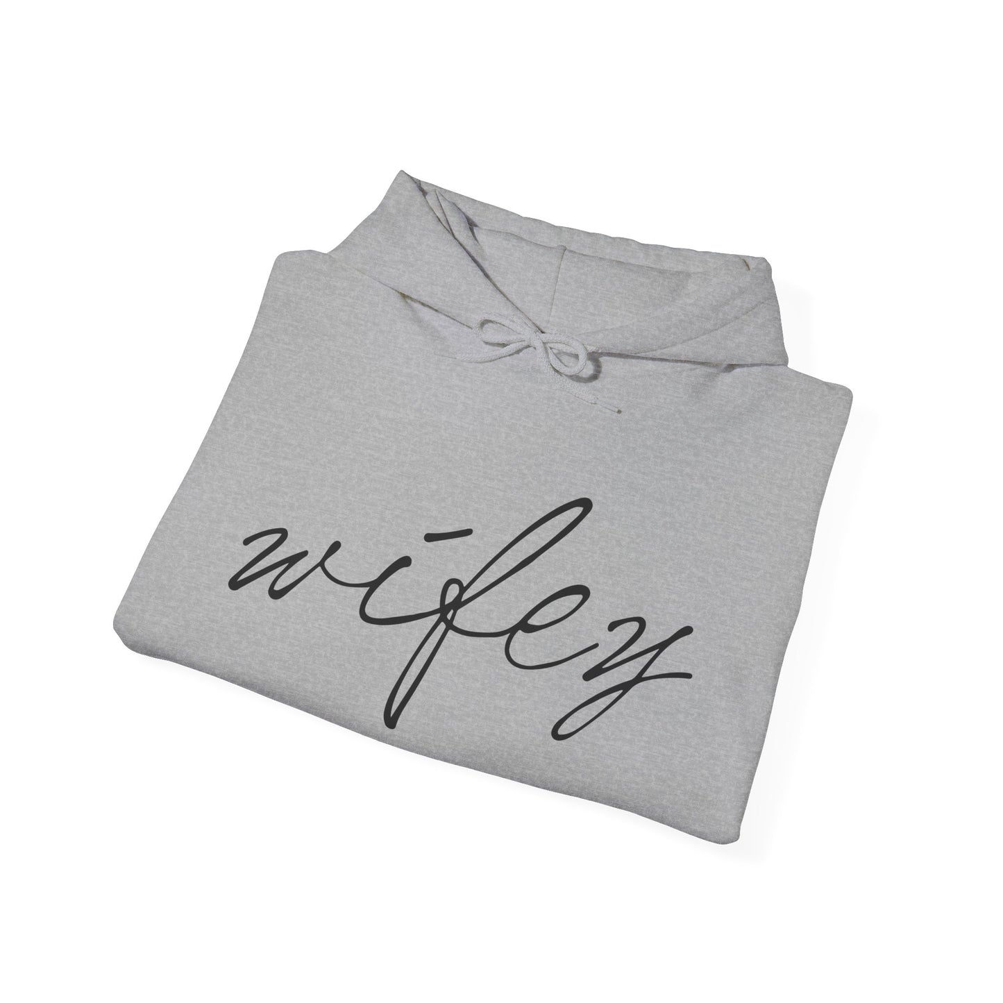 Wifey Script Hoodie — Cozy Bridal & Newlywed Hoodie
