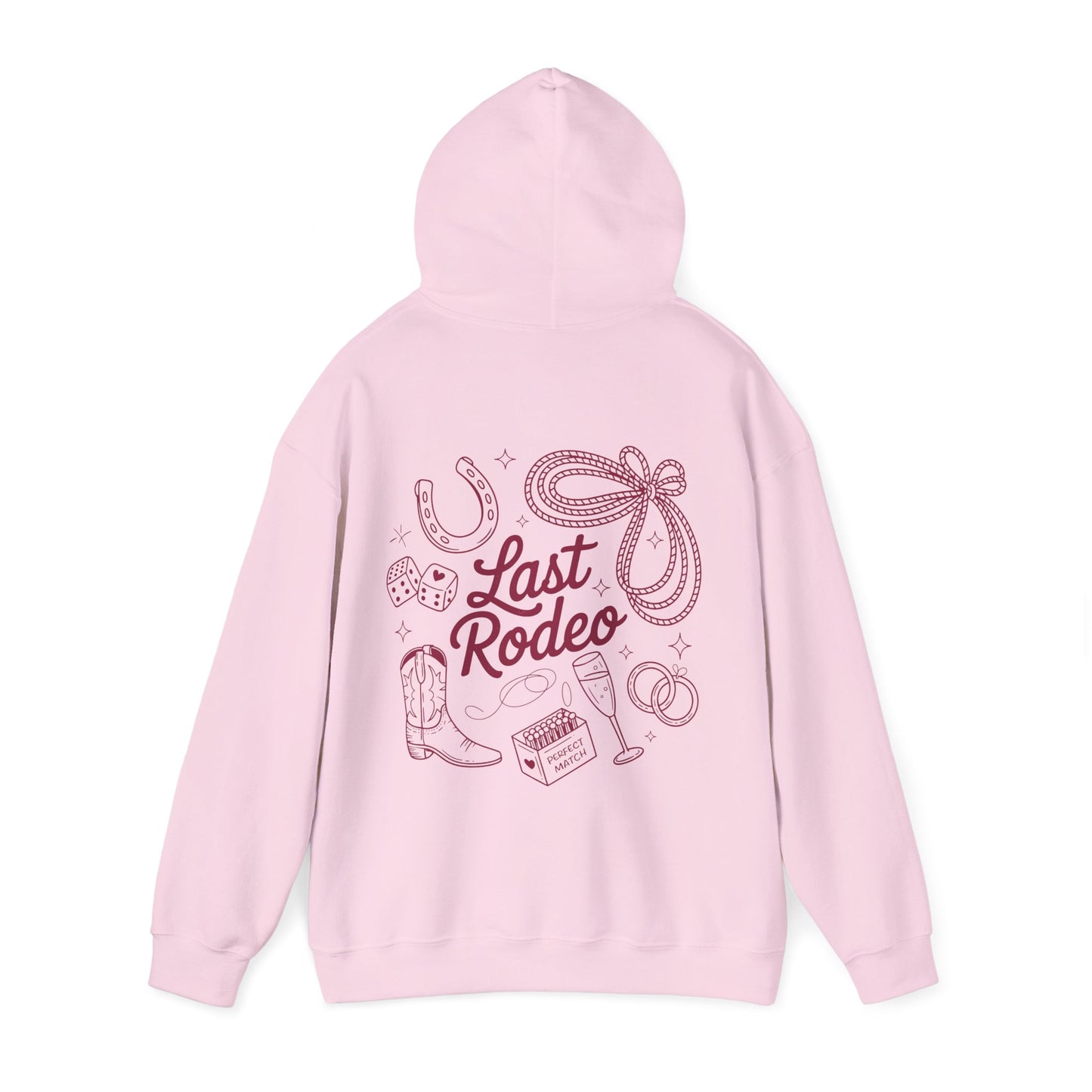 Last Rodeo Hoodie — Western Cowgirl Rodeo Graphic Sweatshirt