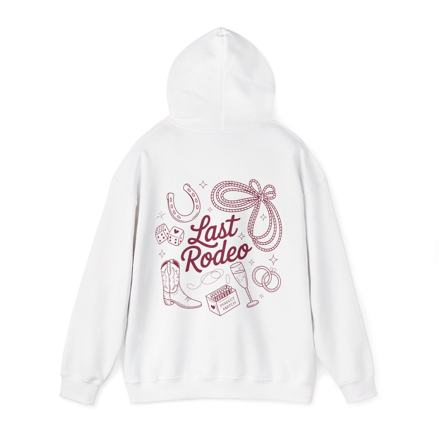 Last Rodeo Hoodie — Western Cowgirl Rodeo Graphic Sweatshirt