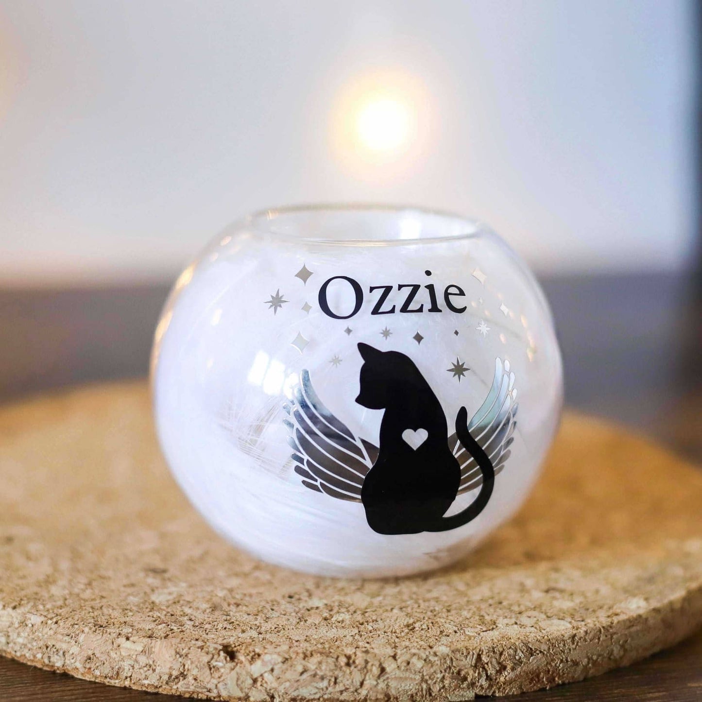 Perfectly Imperfect | Cat Memorial Tea Light Holder