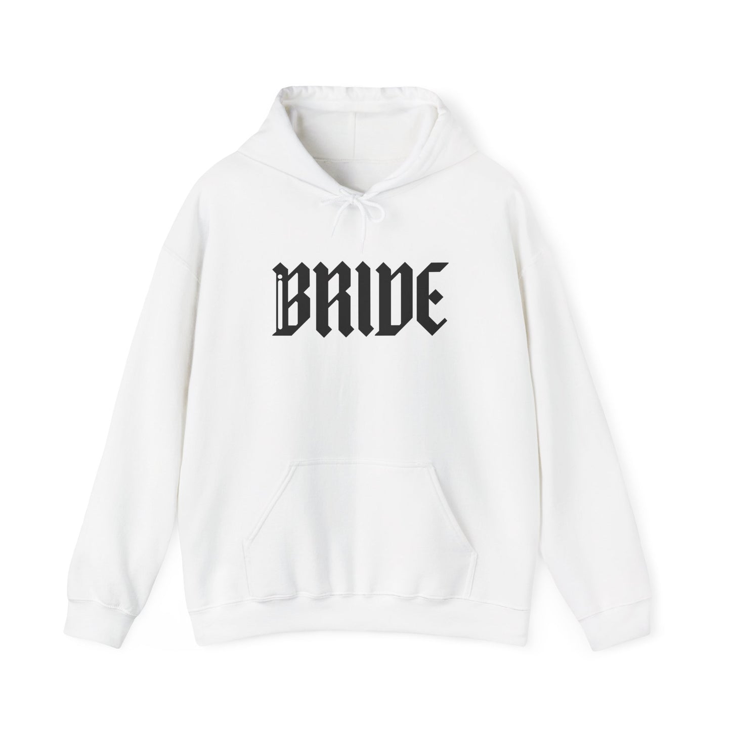 Customised Bride Skull Tarot Hoodie - Gothic Bridal Pullover Jumper with Floral Skulls & Date