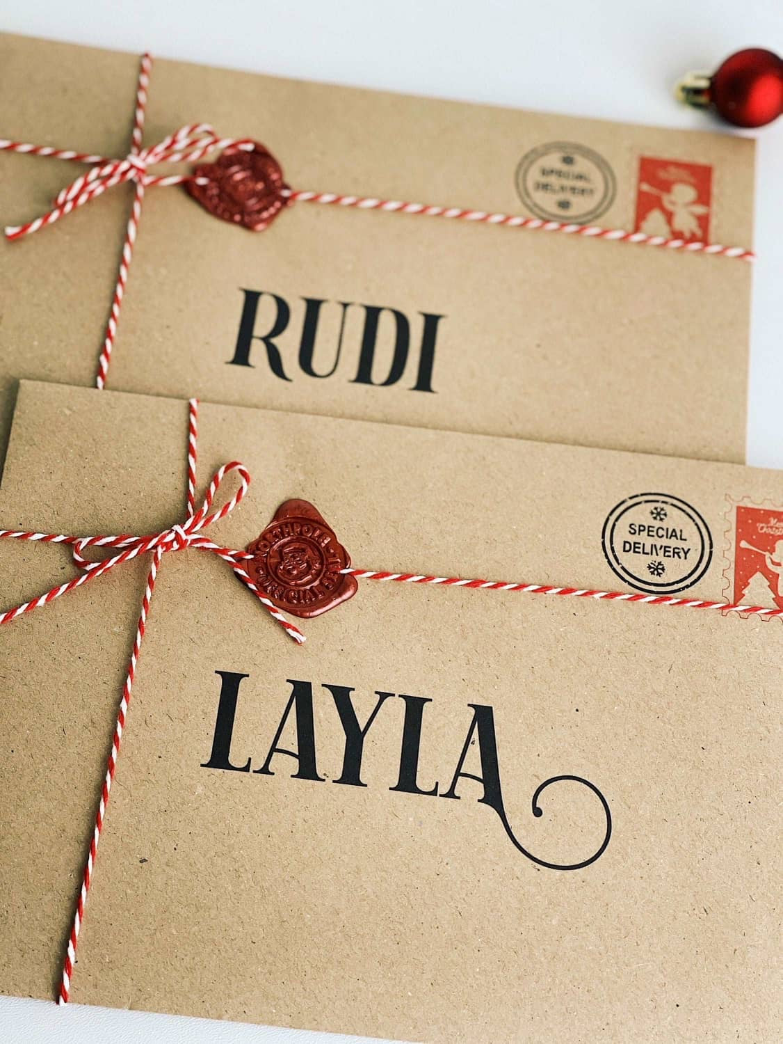 Personalised Santa Letters with Vintage Style Paper & Wax Seal