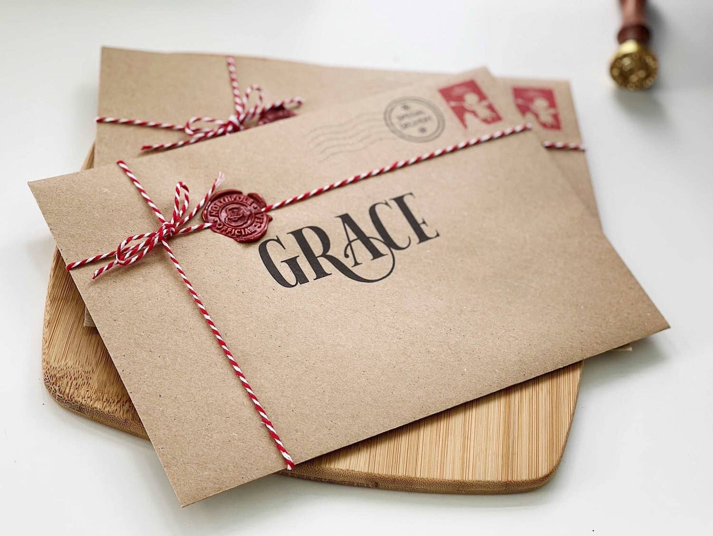 Personalised Santa Letters with Vintage Style Paper & Wax Seal