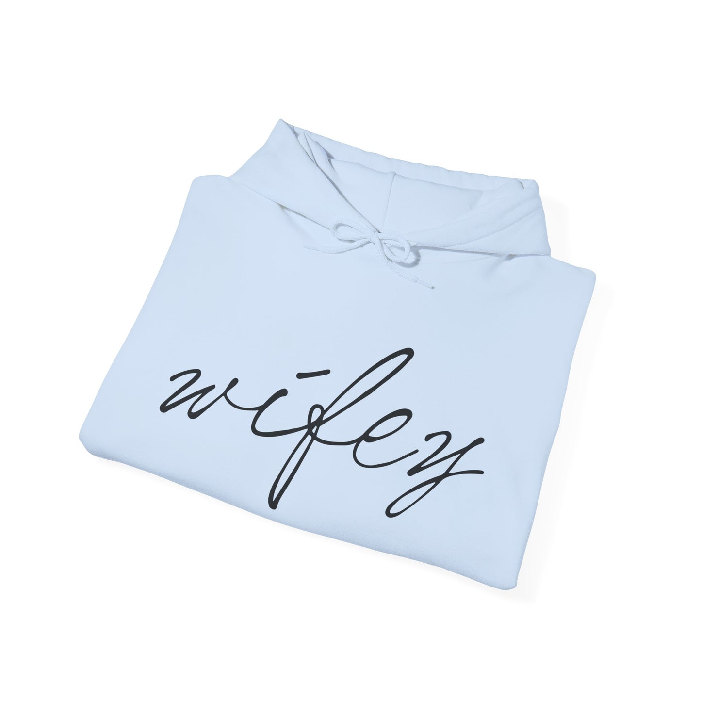 Wifey Script Hoodie — Cozy Bridal & Newlywed Hoodie