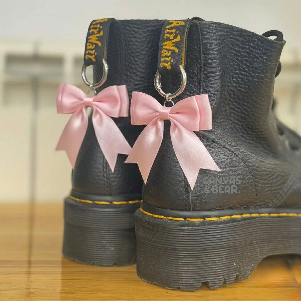 Classic Bow Boot Charms - Set of 2