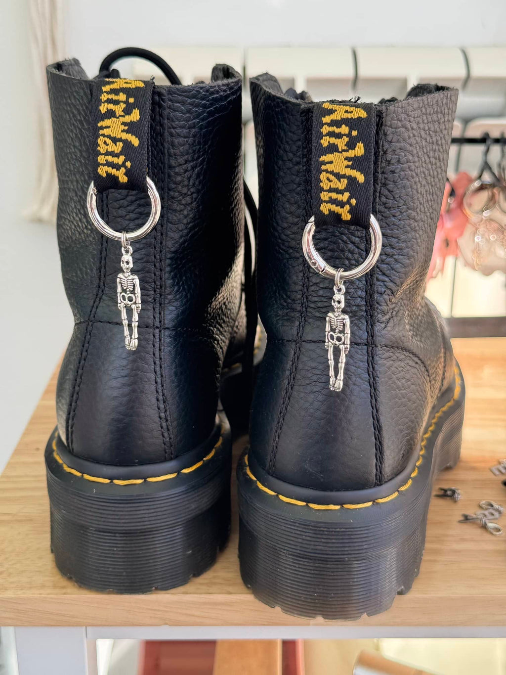 Skeleton Dr Marten Boot Charms
