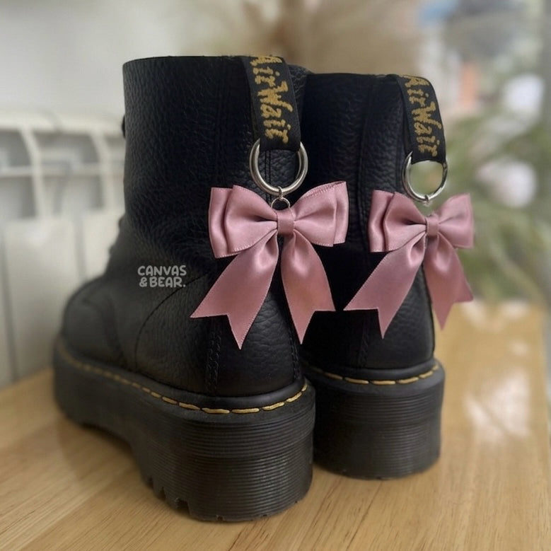 Classic Bow Boot Charms - Set of 2