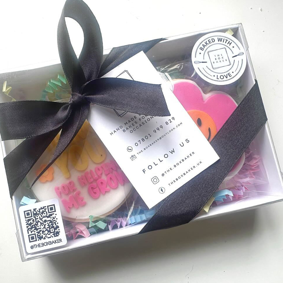 Custom “Baked with Love” Stickers with Logo – Personalised Bakery Labels
