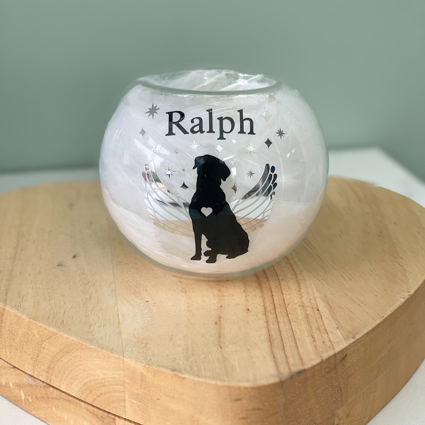 Personalised Labrador/Retriever Tealight Holder