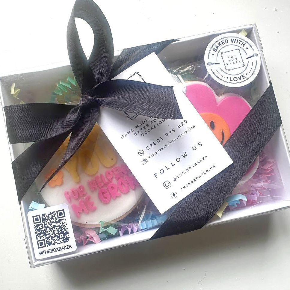 Small Business Parcel with QR Code Sticker