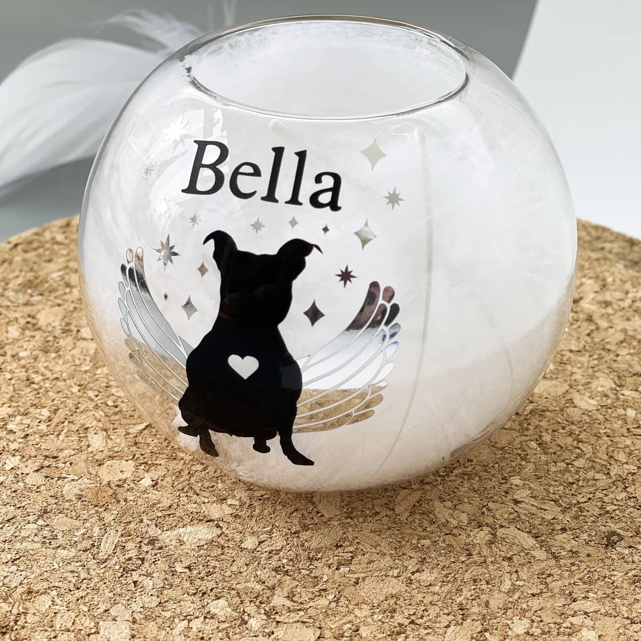 Staffy Memorial Tealight Holder