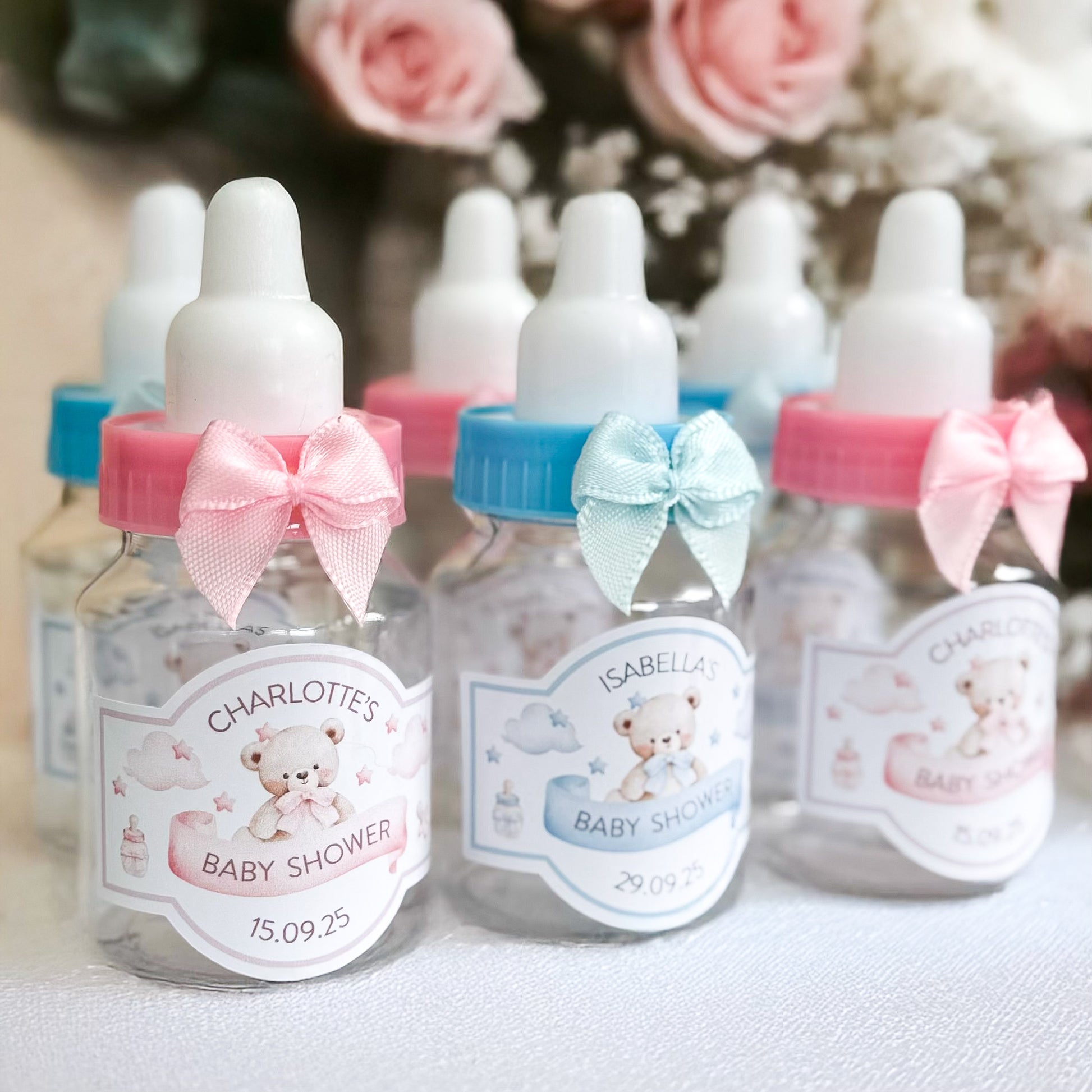 Personalised Mini Baby Shower Favours Bundles of to 20 – Canvas