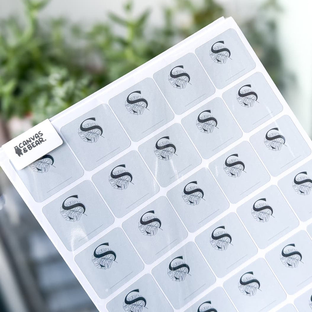 Custom Square Logo Stickers