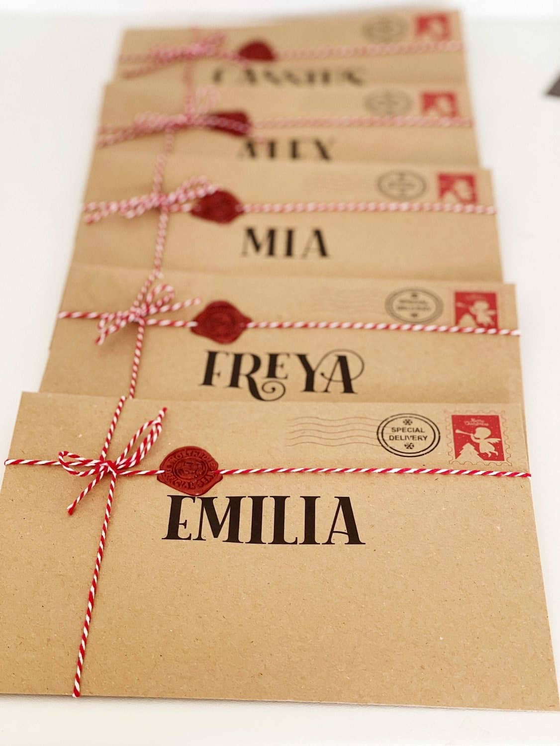 Personalised Santa Letters with Vintage Style Paper & Wax Seal