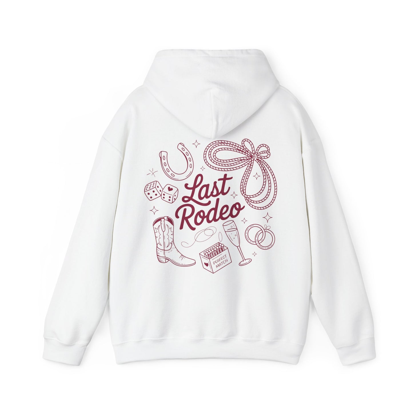 Last Rodeo Hoodie — Western Cowgirl Rodeo Graphic Sweatshirt