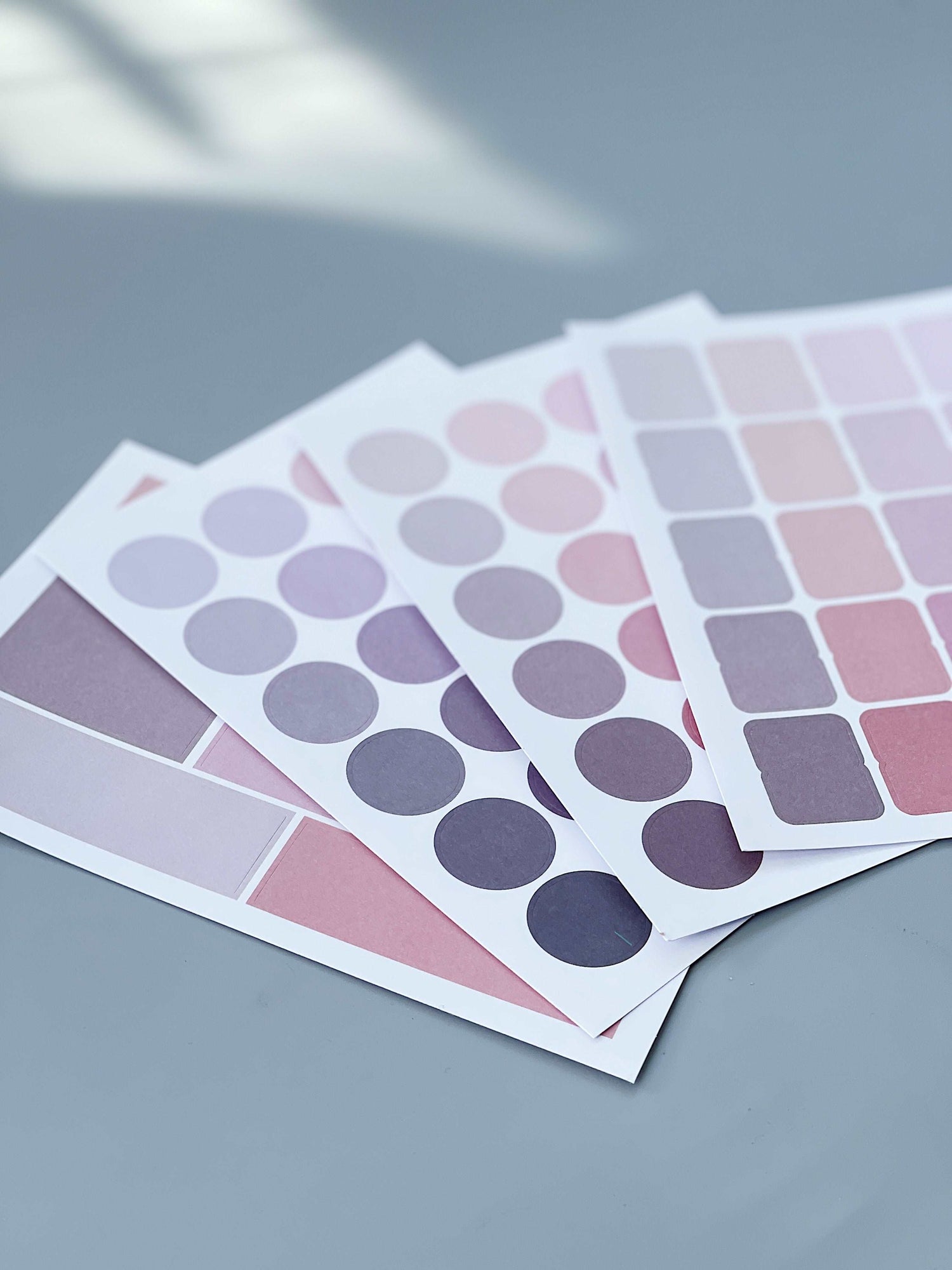 Gradient Pink Sticker Pack | 76 Stickers
