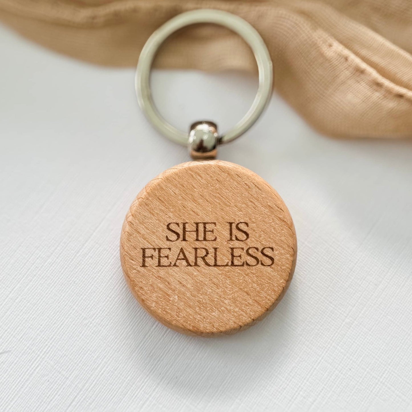 She Is Fearless – Angler Fish Keyring