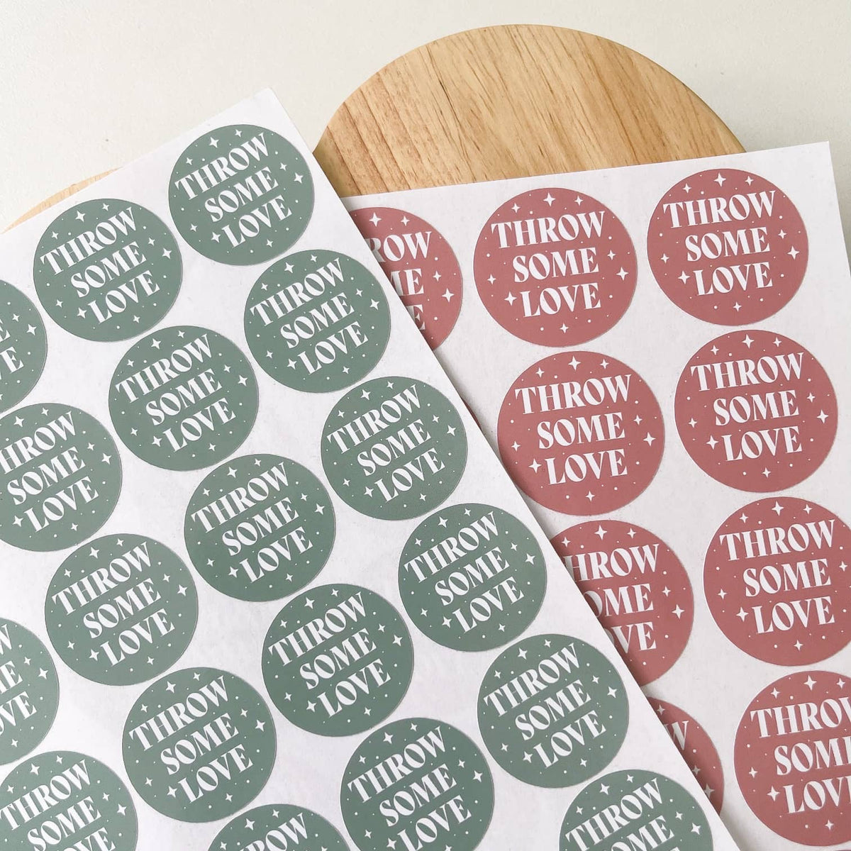 Throw Some Love Stickers