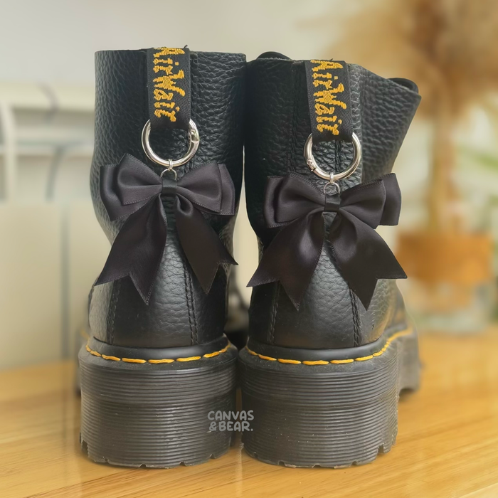 Classic Bow Boot Charms - Set of 2