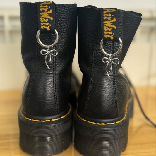 Bow Boot Charms | Clip-On Dr Martens Charms | Set of 2