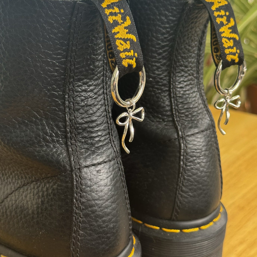 Bow Boot Charms | Clip-On Dr Martens Charms | Set of 2