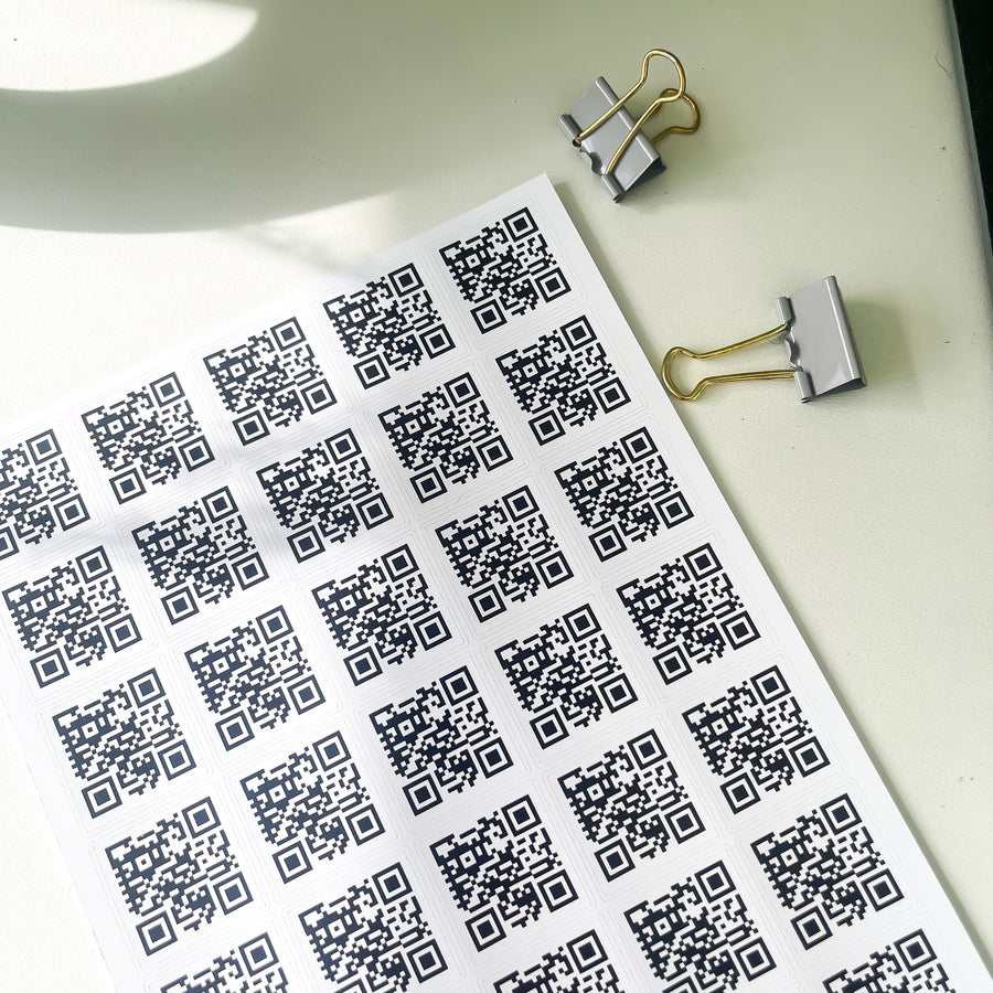 Custom QR Code Stickers