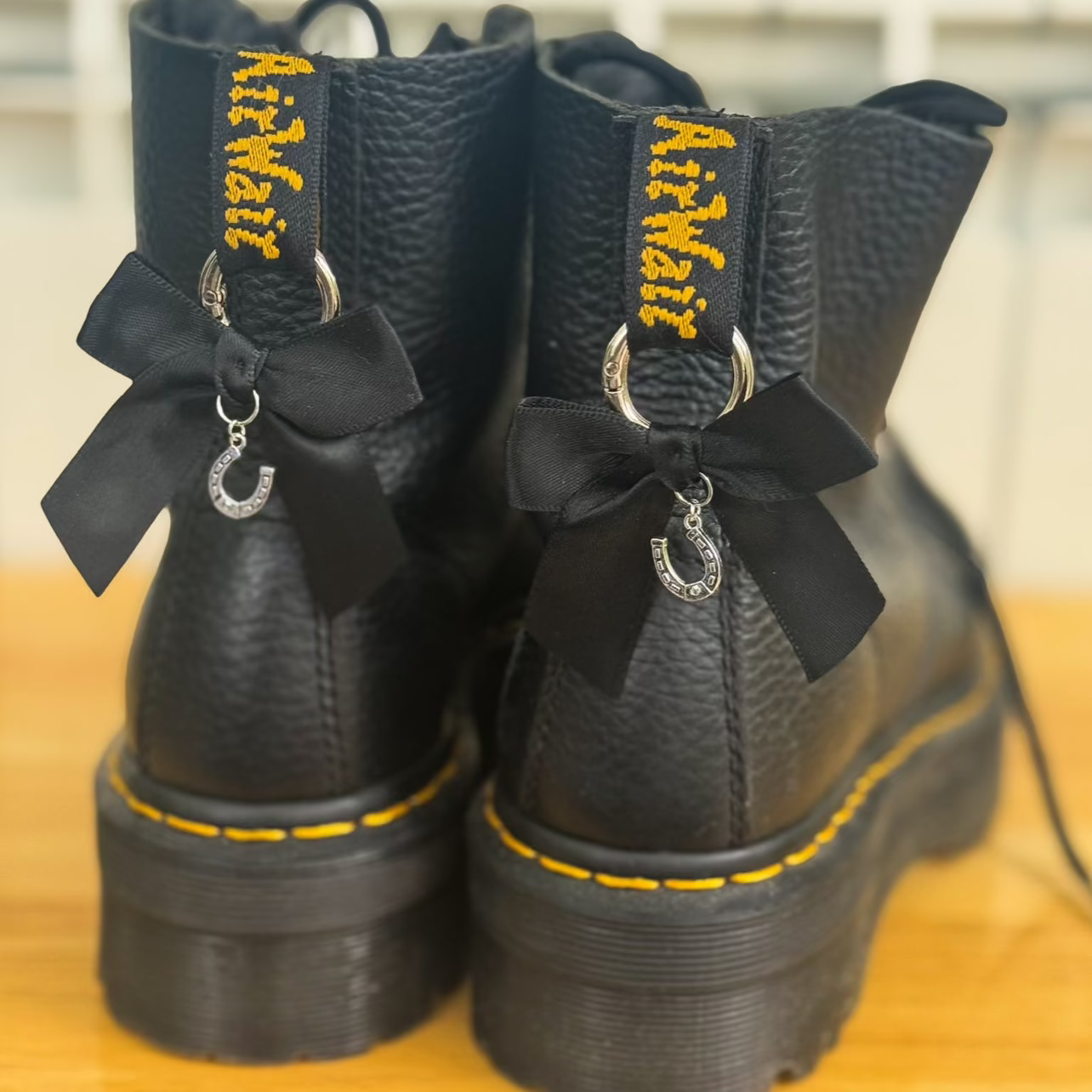 Bow Boot Accessories with Charm Details